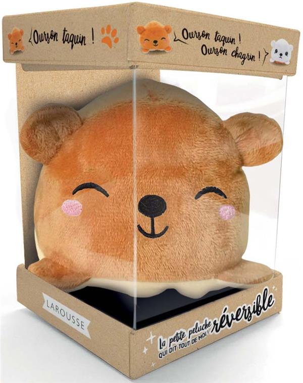 La petite peluche ours réversible qui dit tout de moi !