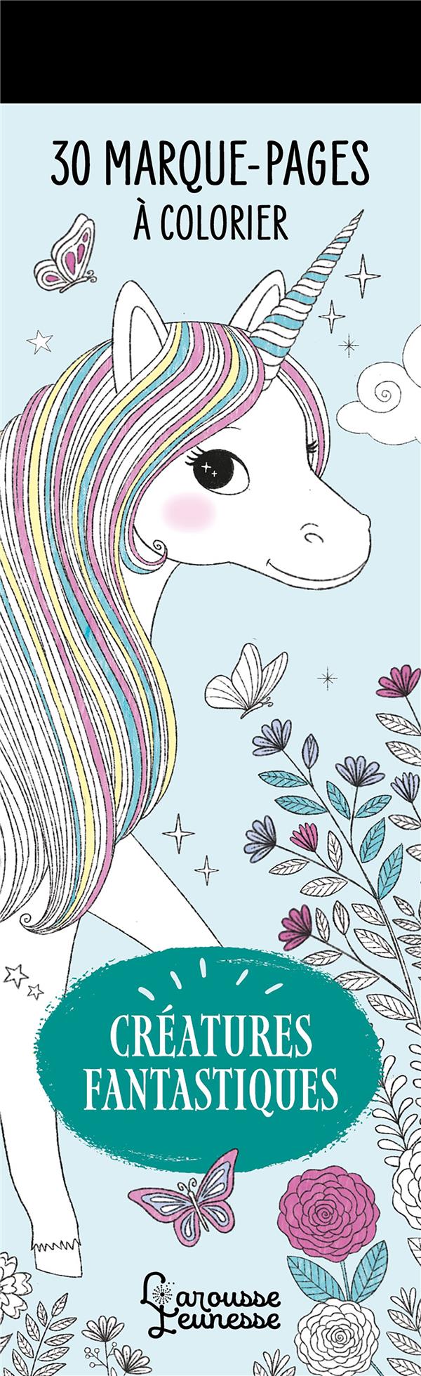 Créatures fantastiques. 30 marques-pages à colorier