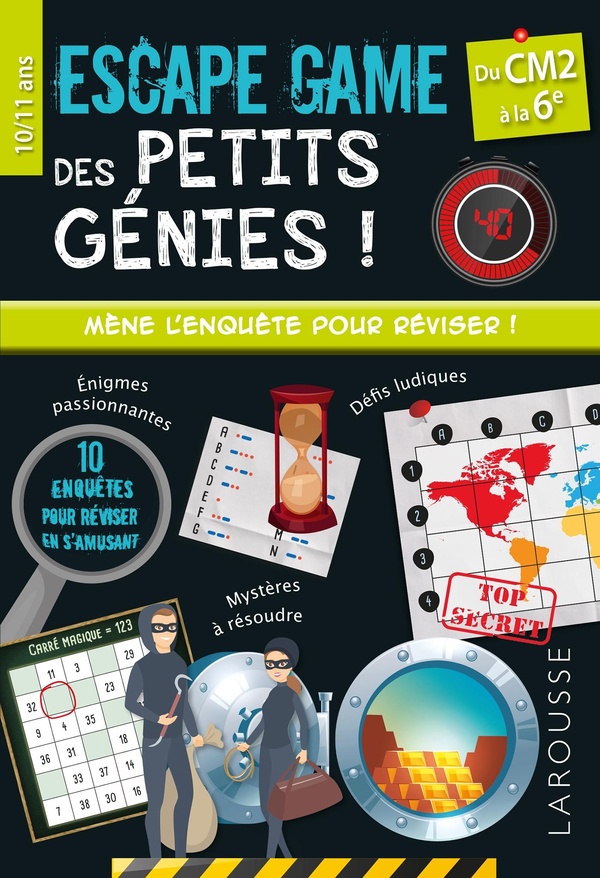 Escape game des petits génies ! Du CM2 à la 6e