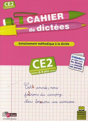 Cahier de dictées CE2