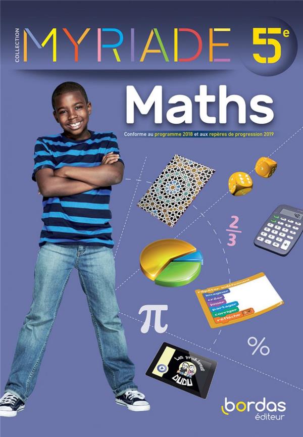 Maths 5e Myriade. Edition 2021