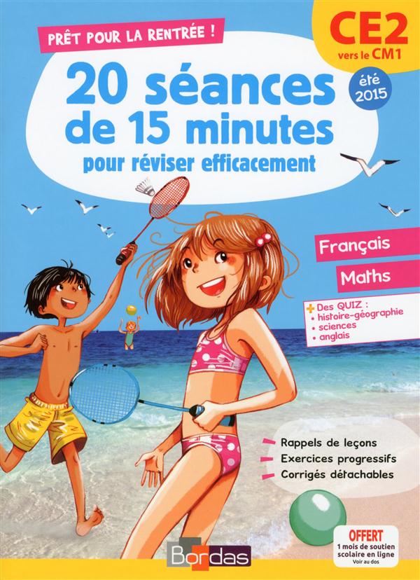 20 séances de 15 minutes pour réviser efficacement, CE2 vers le CM1