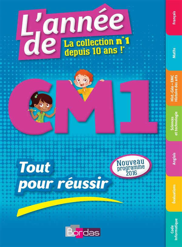 L'année de CM1. Edition 2016