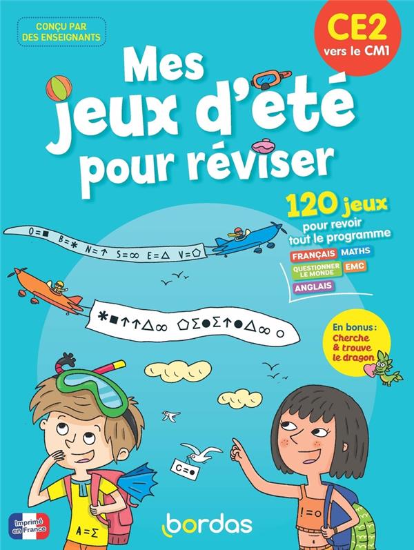 Mes jeux d'été pour réviser CE2 vers CM1
