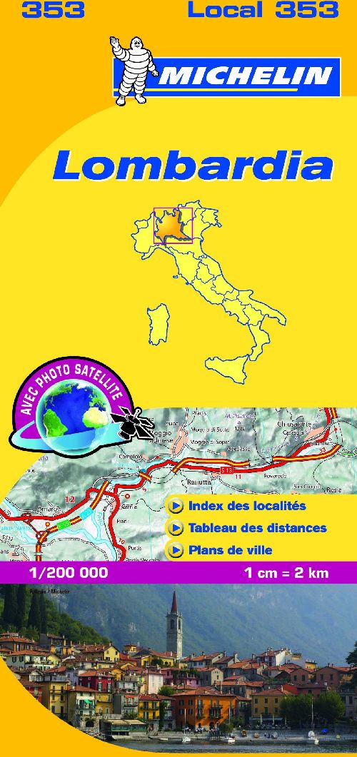 LOMBARDIA 11353 CARTE ' LOCAL ' ( ITALIE ) MICHELI