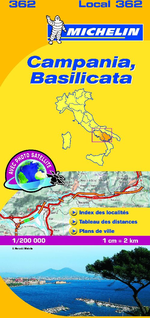 CAMPANIA 11362 CARTE ' LOCAL ' ( ITALIE ) MICHELIN