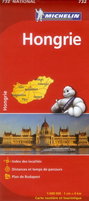 HONGRIE / HONGARIJE 11732 CARTE ' NATIONAL ' MICHE