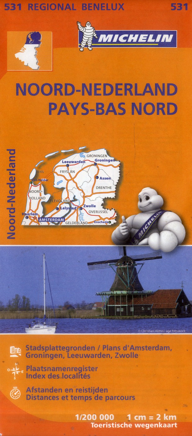 NEDERLAND NOORD / PAYS-BAS NORD 11531 CARTE ' REGI