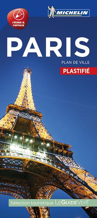 Paris : plan de ville plastifié