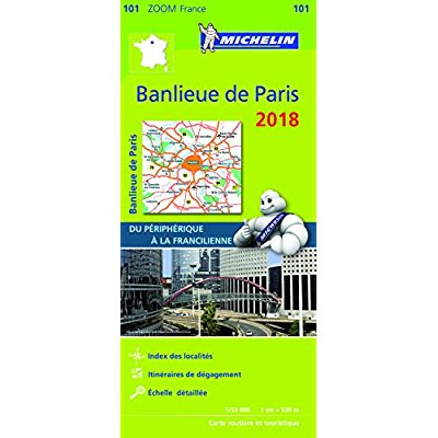 101 Banlieue de Paris 2018 1:53000