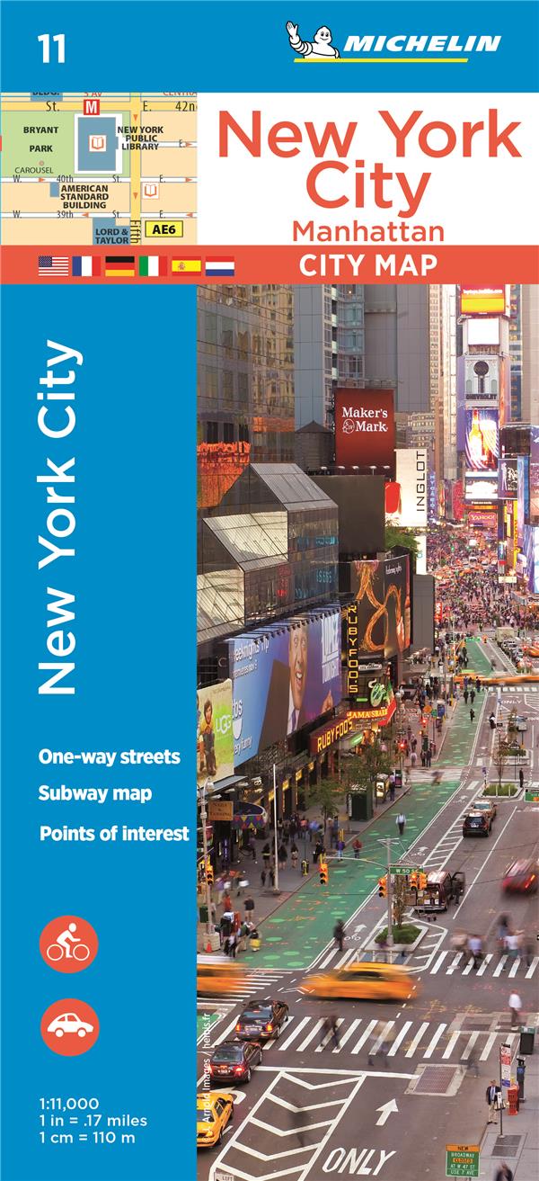 NEW YORK CITY 19011 PLAN MICHELIN PLATTEGROND