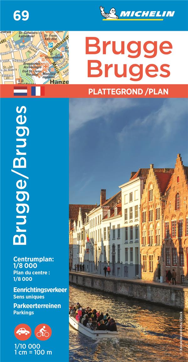 BRUGGE / BRUGES 19069 PLAN MICHELIN PLATTEGROND