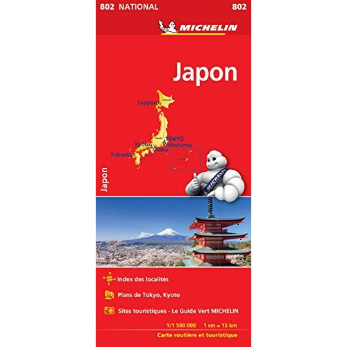 Carte Michelin 1/1 500 000 : 802 Japon