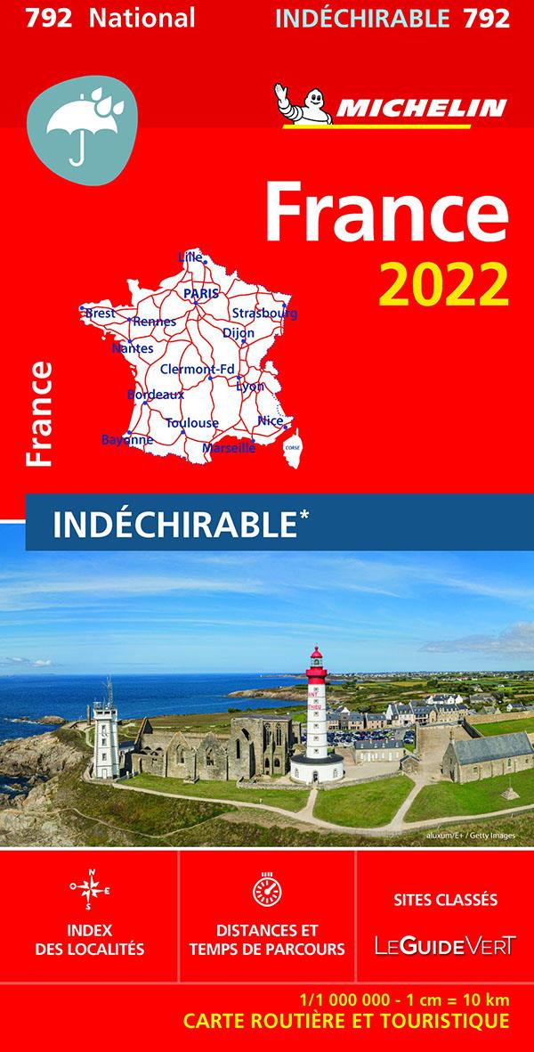792 FRANCE 2022 - INDECHIRABLE 1:1000000