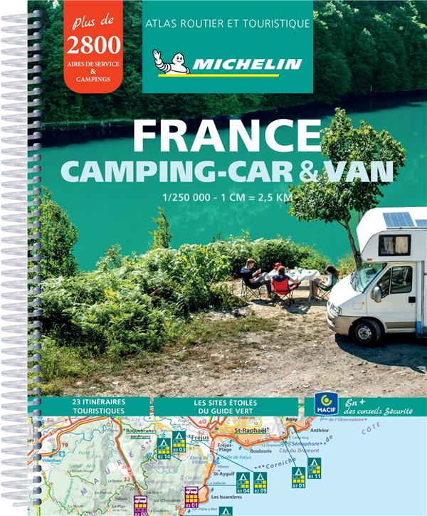 France Camping-car & van. 1/250 000, Edition 2022