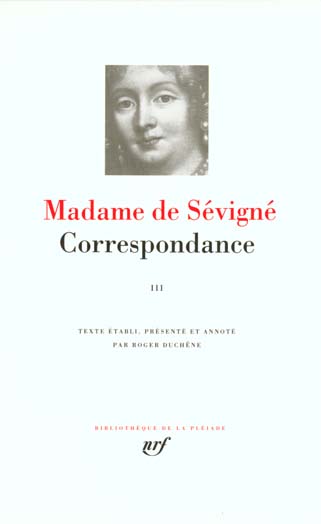 Correspondace. Tome 3