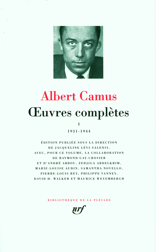 Oeuvres complètes. Tome 1, 1931-1944
