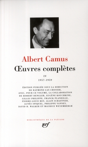Oeuvres complètes. Tome 4, 1957-1959