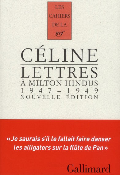 Lettres à Milton Hindus (1947-1949)