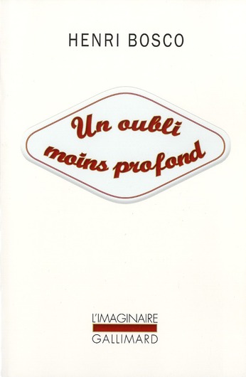 Un oubli moins profond. Souvenirs