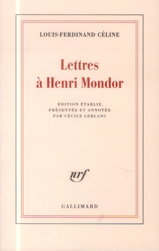 Lettres à Henri Mondor