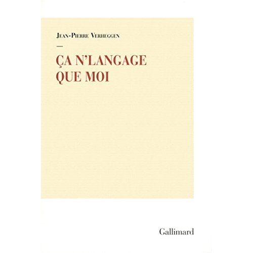 Ça n'langage que moi