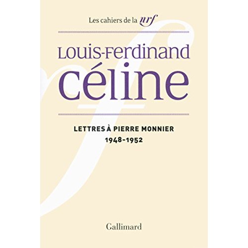 Lettres à Pierre Monnier. 1948-1952