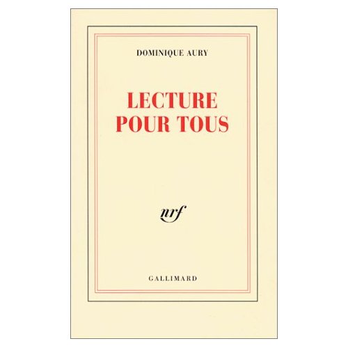 LECTURE POUR TOUS. Tome 1