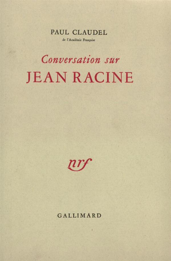 Conservation sur Jean Racine