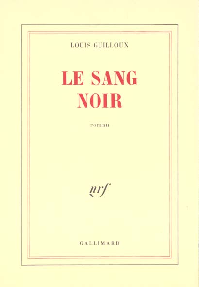 Le sang noir