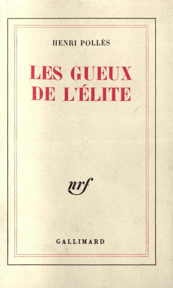 Les gueux de l'élite ou La révolte des Grecs