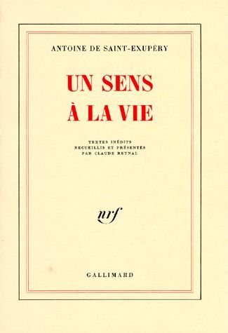 Un Sens à la vie. Textes inédits