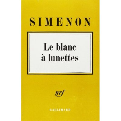 Le blanc à lunettes