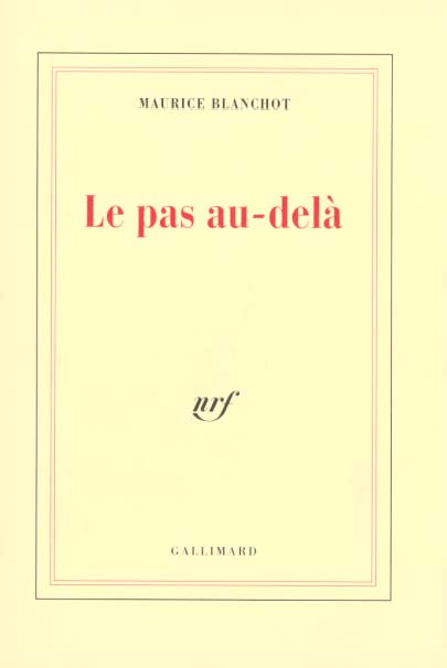 Le pas au-delà