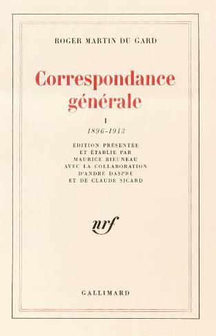Correspondance générale. Tome 1, 1896-1913