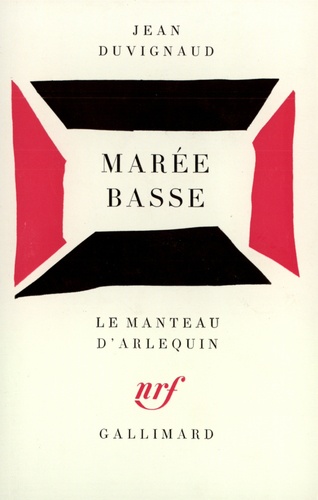 Marée basse. [Paris, Théâtre des Noctambules, 18 janvier 1956