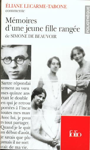 Mémoires d'une jeune fille rangée de Simone de Beauvoir