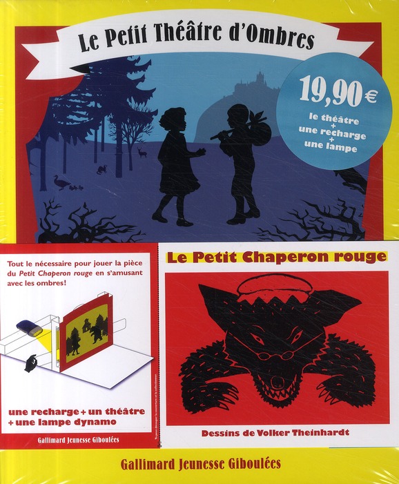 Le petit théâtre d'ombres. Coffret avec la recharge Le Petit chaperon rouge