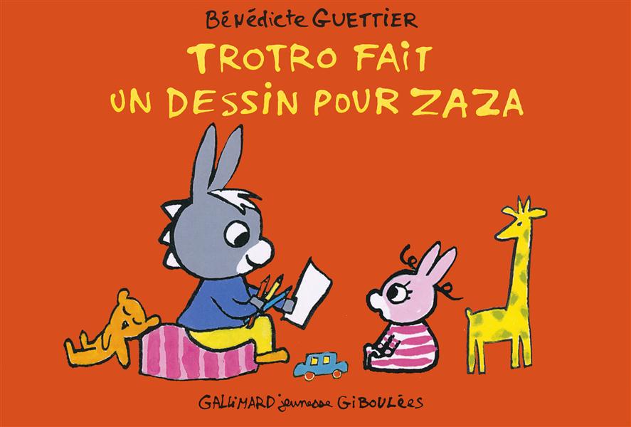 Trotro fait un dessin pour Zaza