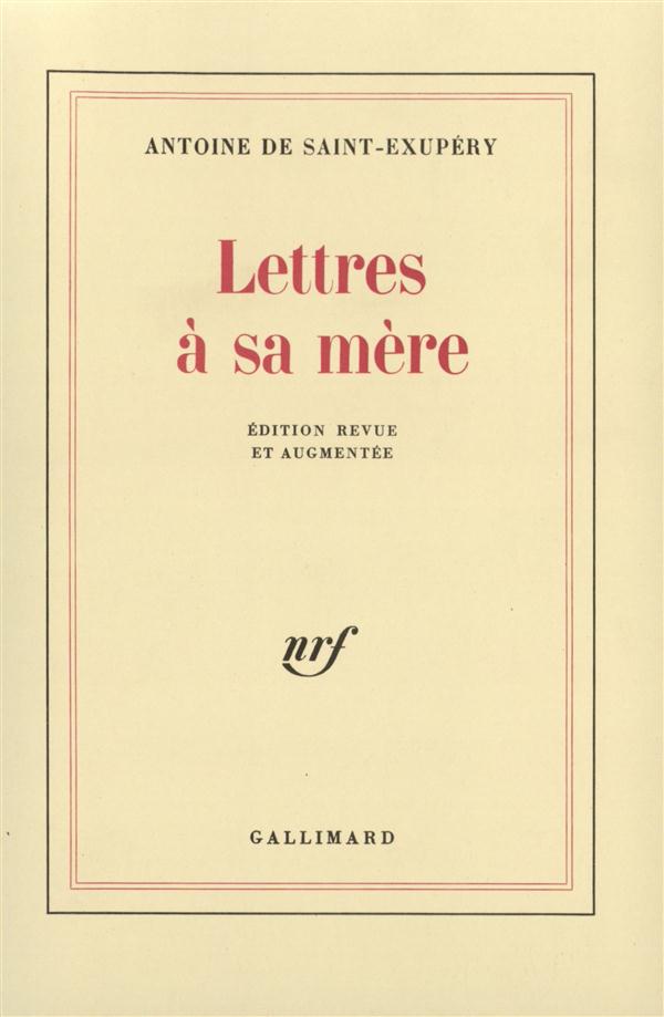 Lettres à sa mère