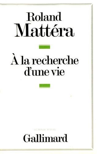 A la recherche d'une vie