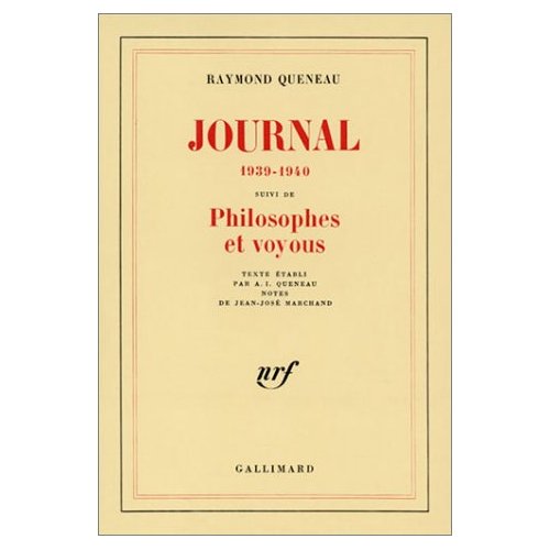 Journal. Suivi de Philosophes et voyous (1939-1940)