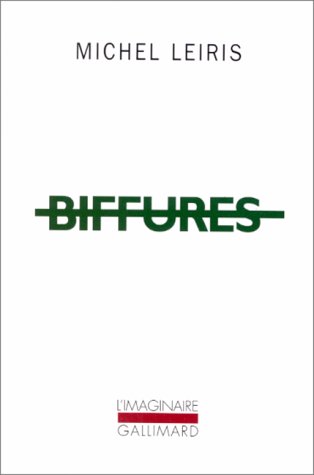 LA REGLE DU JEU. Tome 1, Biffures