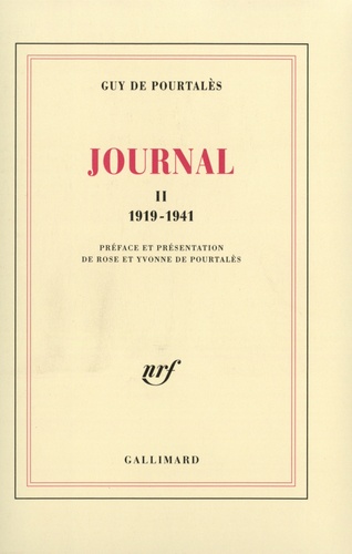 Journal. Tome 2, 1919-1941