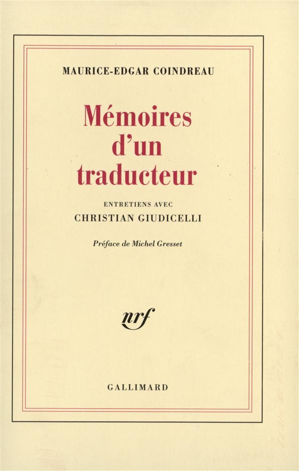 Mémoires d'un traducteur