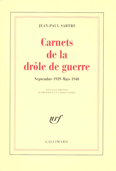 CARNETS DE LA DROLE DE GUERRE. Edition 1995