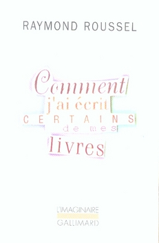 Comment j'ai écrit certains de mes livres