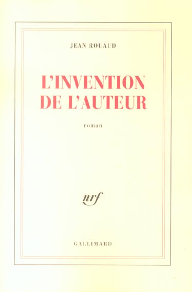 L'invention de l'auteur