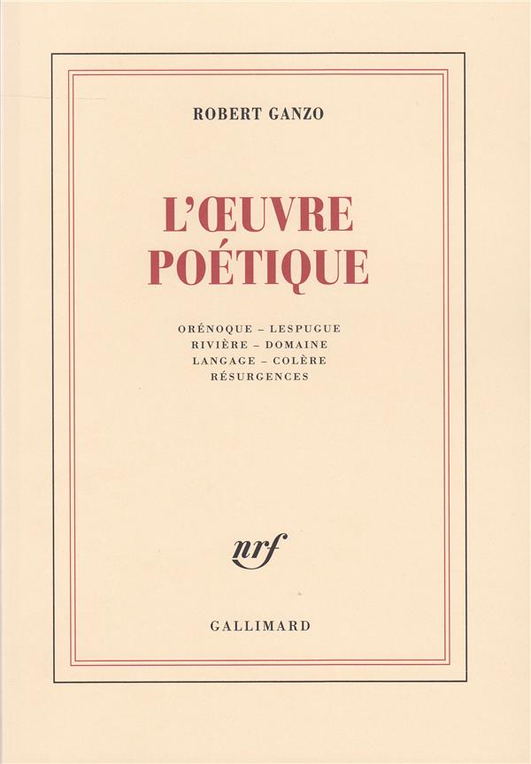L'oeuvre poétique
