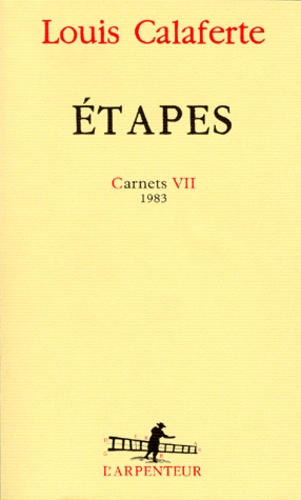 Etapes. Carnets 7, 1983